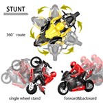 HC-801 - 2.4G 35CM RC Motorcycle Stunt Car Vehicle Models RTR High Speed 20kmh 210min Use Time